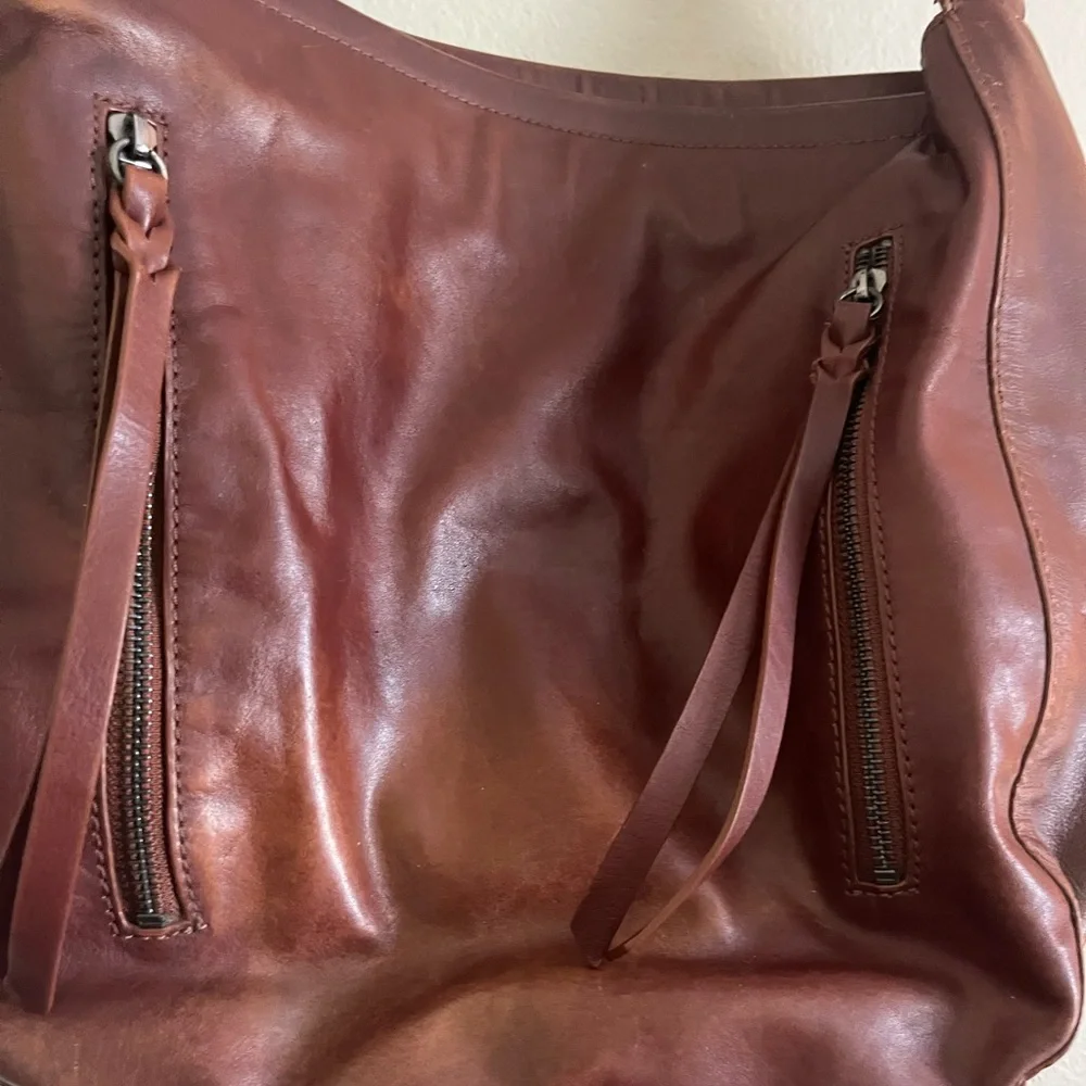 KOOBA large brown leather hobo shoulder bag‎